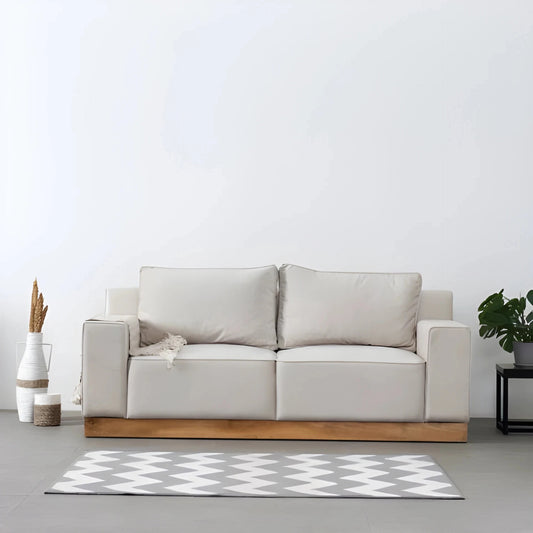 Sofa 2 Seater Minimalis New Shizu - Ivory