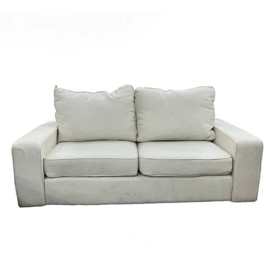 Sofa 2 Seat Elsinore 165x81x84cm Custard