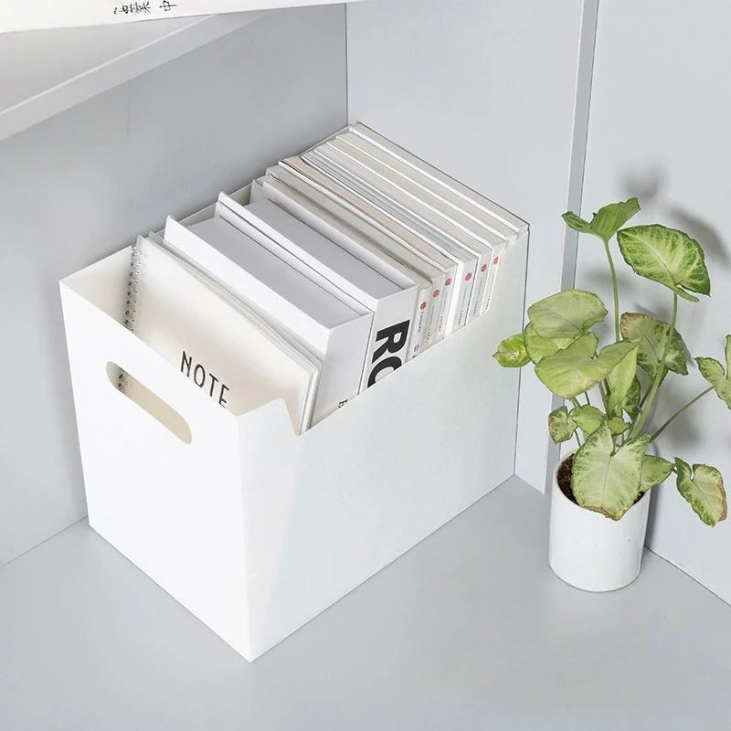 Foldable Desktop Box Container - Putih