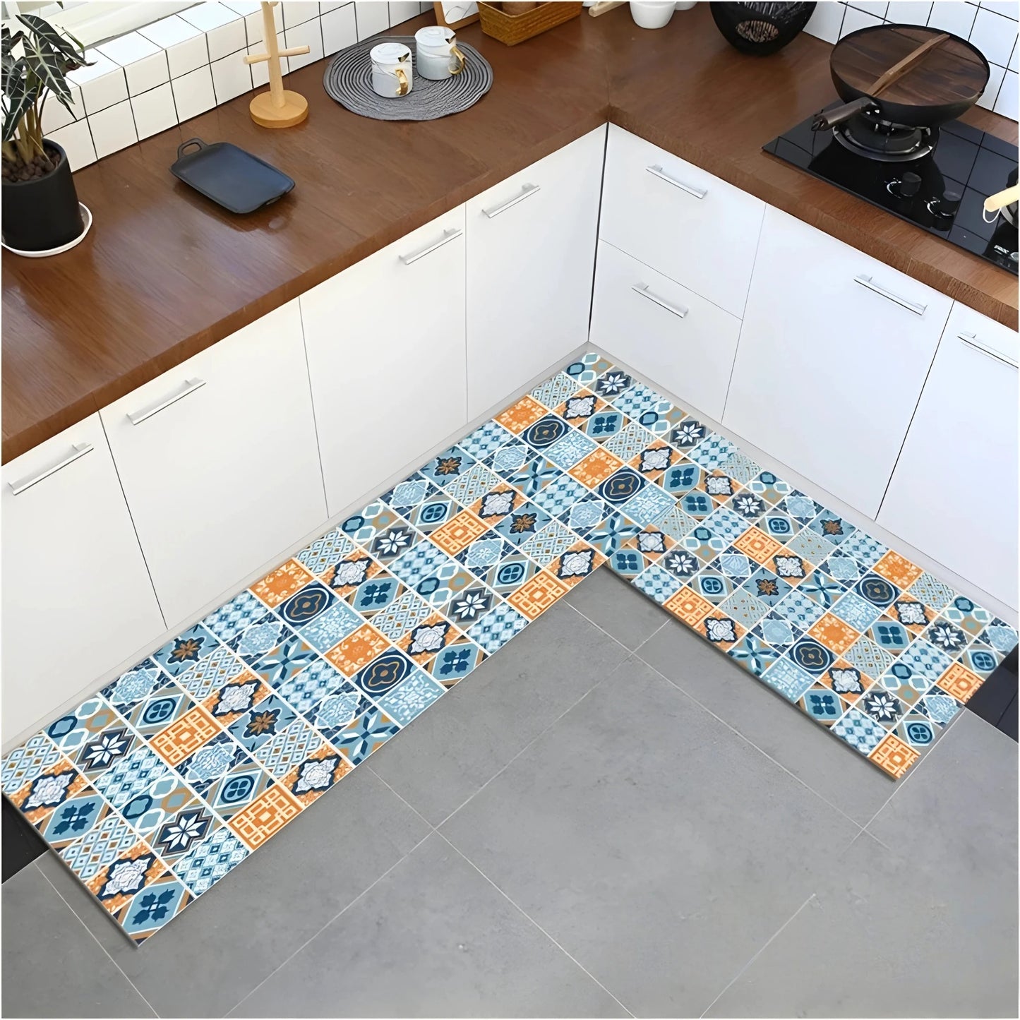 Keset Dapur 2in1 Anti Slip - JKD302