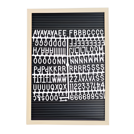 Letter Board 40x28 Brown Black