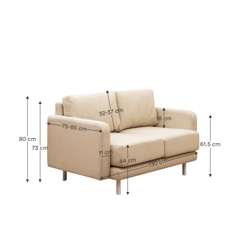 Heim Studio SHIZU 2 Seater Krem