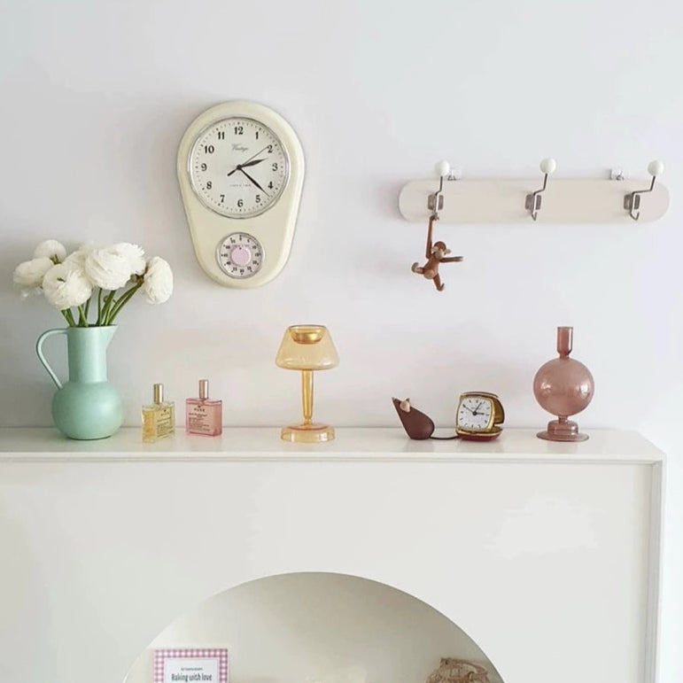 SONA Vintage Wall Clock Butter