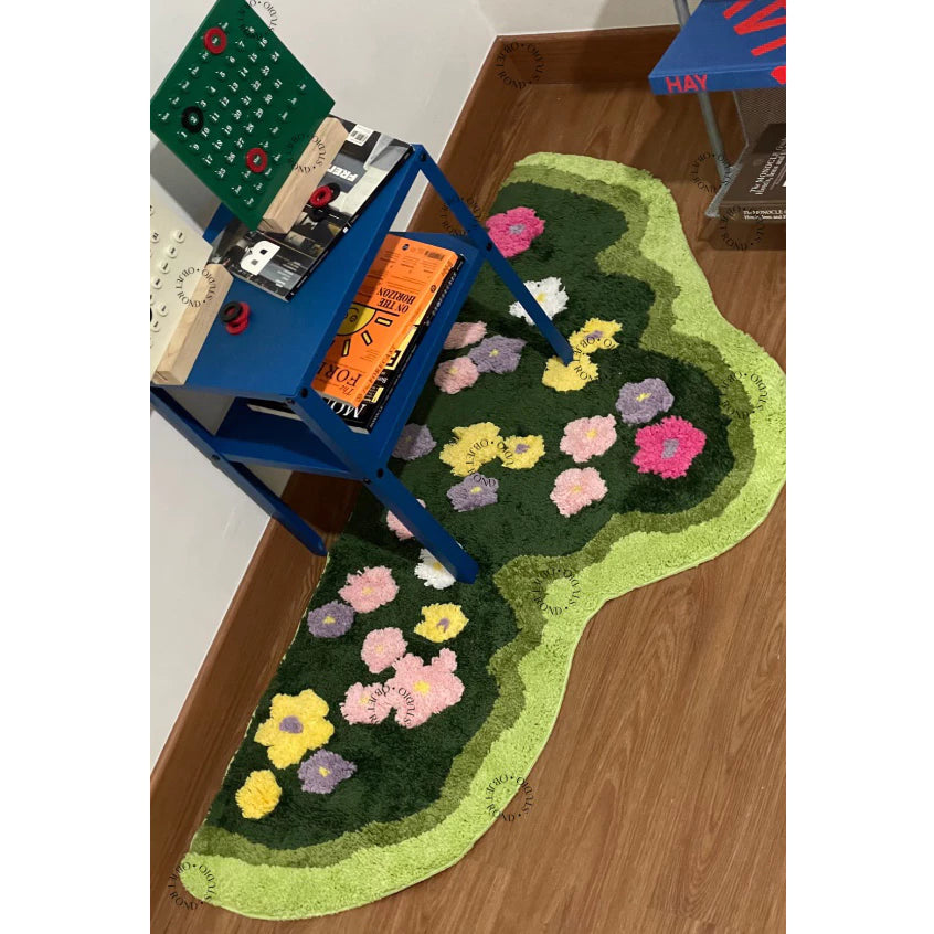 Flower Garden Tufted Mat 60x120cm